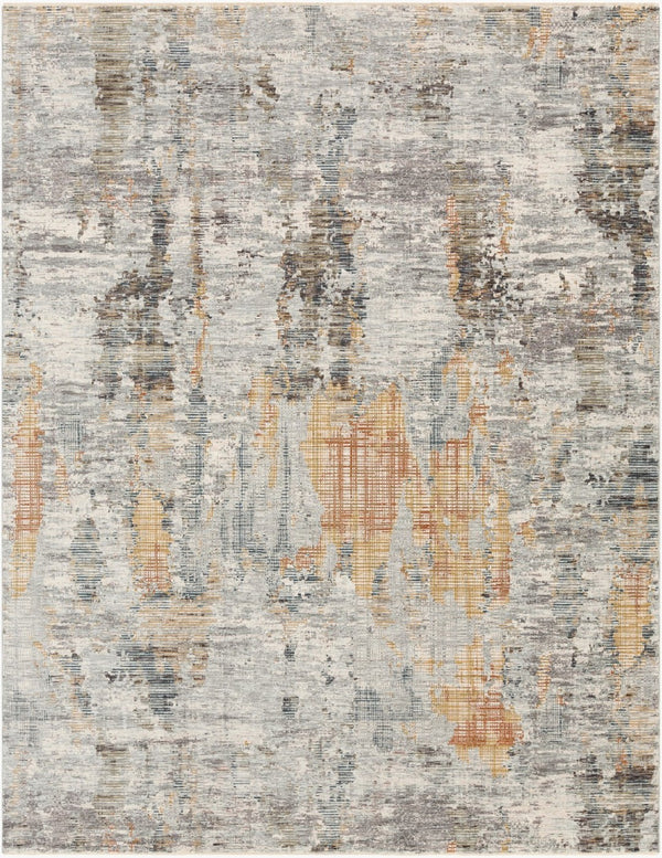 Livabliss Presidential Textured High Low Pile Polyester Area Rug for Large Living Spaces Light Olive, Sa 7'10" x 10' PDT2306-710103