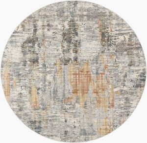 Livabliss Presidential Textured High Low Pile Polyester Area Rug for Large Living Spaces Light Olive, Sa 7'10" x 7'10" PDT2306-710RD