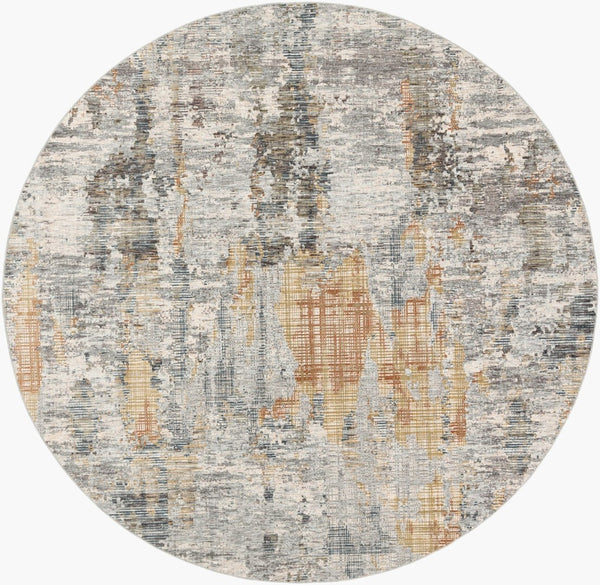 Livabliss Presidential Textured High Low Pile Polyester Area Rug for Large Living Spaces Light Olive, Sa 7'10" x 7'10" PDT2306-710RD