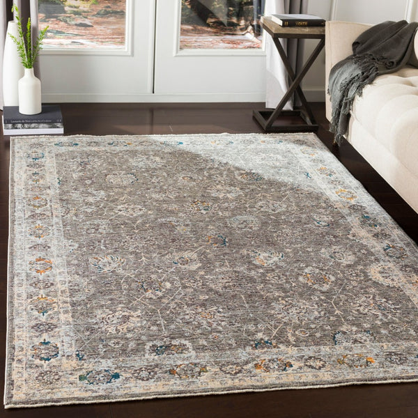 Livabliss Presidential Traditional Area Rug Machine Woven Polyester High Low Pile Entryway Accent Light Olive, Du 5' x 8'2" PDT2307-582