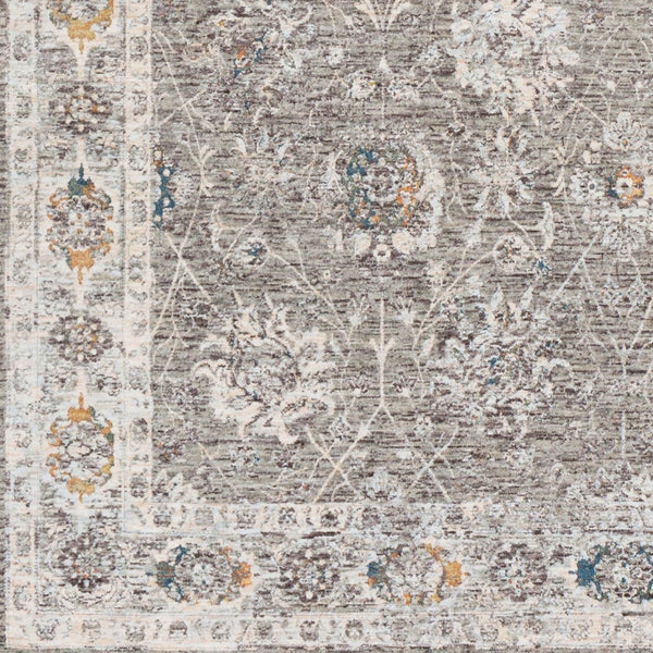 Livabliss Presidential Traditional Area Rug Machine Woven Polyester High Low Pile Entryway Accent Light Olive, Du 5' x 8'2" PDT2307-582