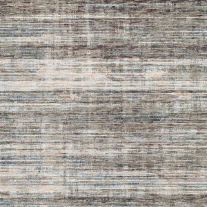 Livabliss Presidential Fringe Border Polyester Area Rug Mid-century Modern Style for Living Rooms Dusty Sage, Gra 5' x 8'2" PDT2309-582