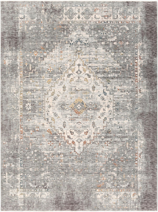 Livabliss Presidential Collection Traditional Fringe Area Rug Woven Polyester for Large Rooms Dusty Sage, Gra 7'10" x 10' PDT2311-710103