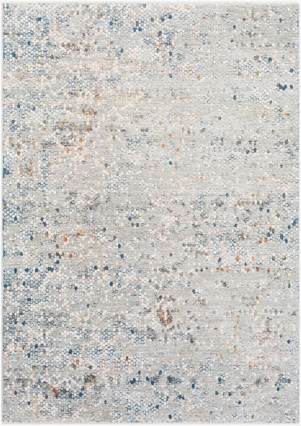 Livabliss Presidential Low Pile Polyester Area Rug with Fringe for Entryways and Bedroom Accents Sage, Deep Teal 8'10" x 12'10" PDT2312-9131