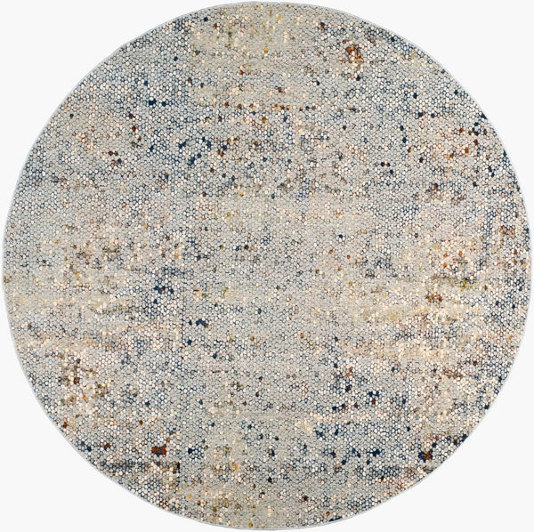 Livabliss Presidential Low Pile Polyester Area Rug with Fringe for Entryways and Bedroom Accents Sage, Deep Teal 7'10" x 7'10" PDT2312-710RD