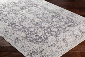 Livabliss Presidential Collection Medallion Accent Rug Polyester Pile Traditional Woven Entryway Blue, Ice Blue 8'10" x 12'10" PDT2313-9131
