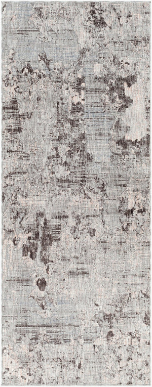 Livabliss Presidential Machine Woven Polyester Accent Rug Modern Entryway Bedroom Bath Decor Ice Blue, Sage 3'3" x 10' PDT2314-3310