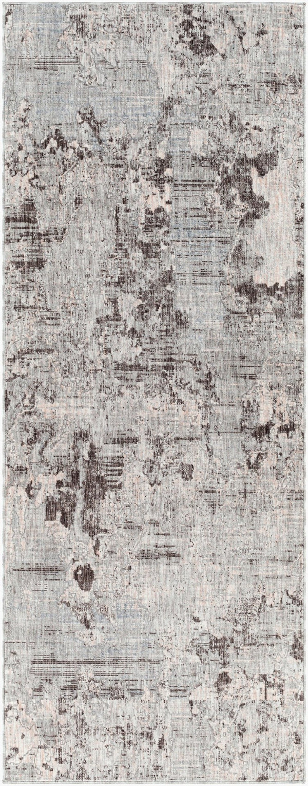 Livabliss Presidential Machine Woven Polyester Accent Rug Modern Entryway Bedroom Bath Decor Ice Blue, Sage 3'3" x 10' PDT2314-3310