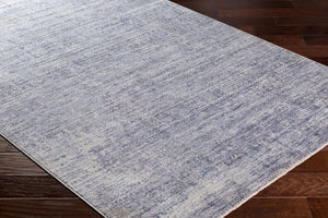 Livabliss Presidential Machine Woven Polyester Area Rug with Fringe Mid-century Bohemian Accent Blue, Ice Blue 12'10" x 8'10" PDT2315-9131