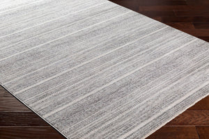 Livabliss Presidential Machine Woven Polyester Runner Rug for Hallways with Modern Geometric Style Ice Blue, Sage 12'10" x 8'10" PDT2318-9131