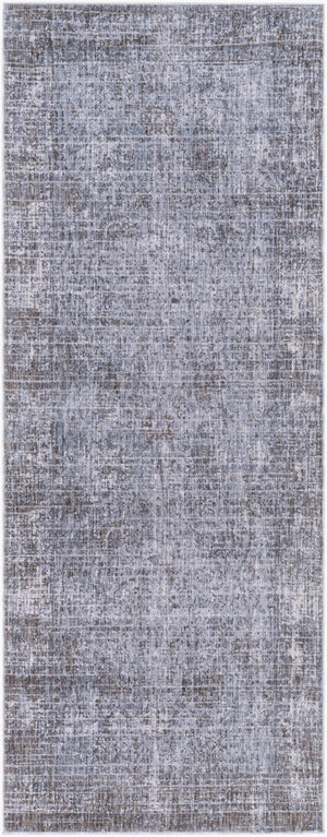 Livabliss Presidential Polyester Runner Rug Traditional Motifs for Hallway or Entryway Spaces Blue, Ice Blue 3'3" x 10' PDT2319-3310