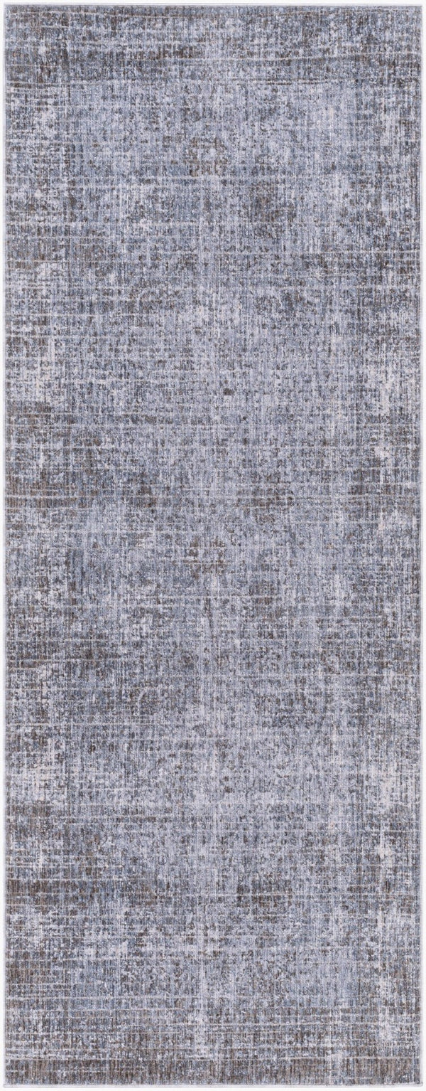 Livabliss Presidential Polyester Runner Rug Traditional Motifs for Hallway or Entryway Spaces Blue, Ice Blue 3'3" x 10' PDT2319-3310