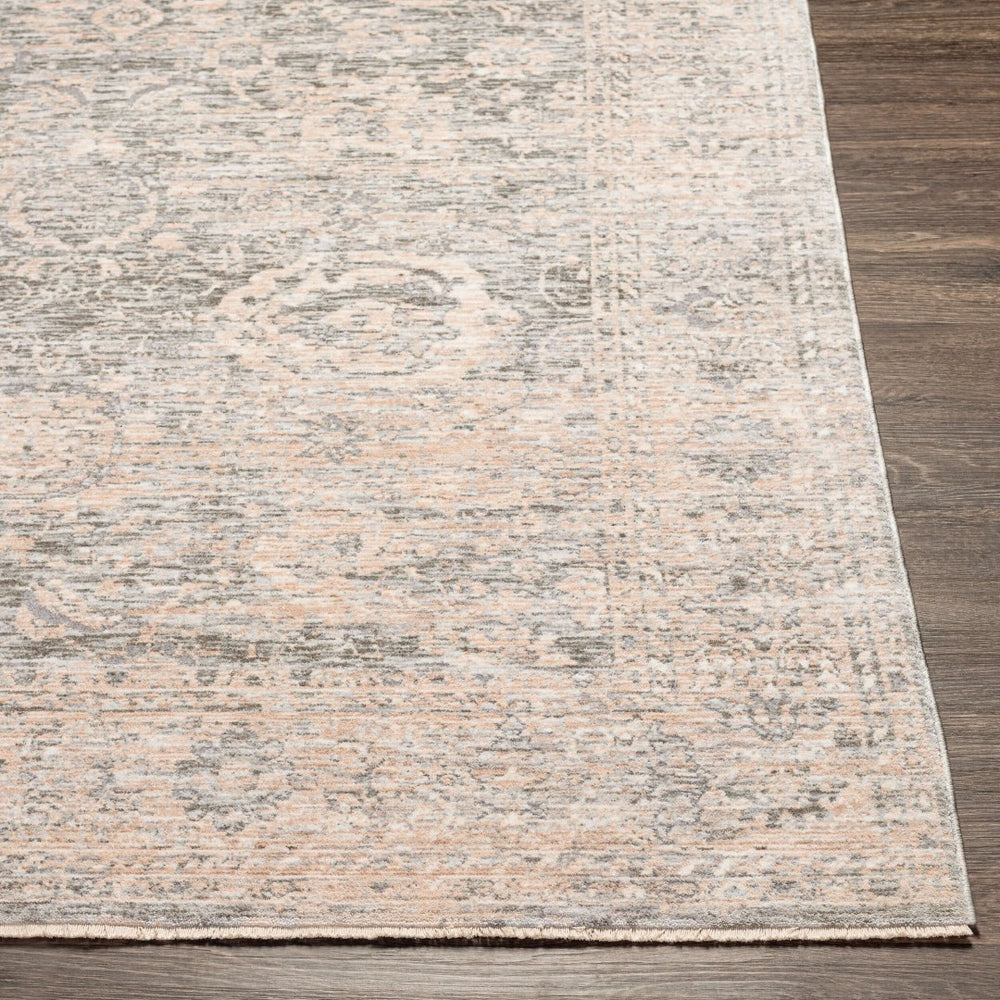 Livabliss Presidential Machine Woven Runner Rug Traditional Fringe Hallway Entryway Polyester Light Beige, Cr 3'3" x 5' PDT2323-335