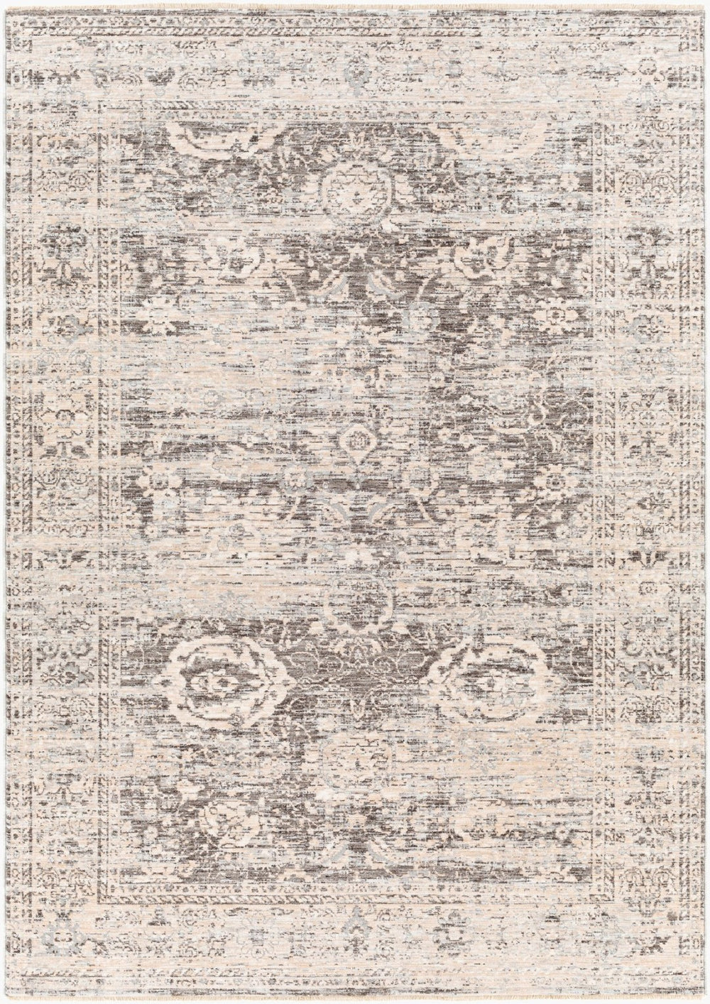 Livabliss Presidential Machine Woven Polyester Rug with Fringe Traditional Accent for Entryways PDT2324-233