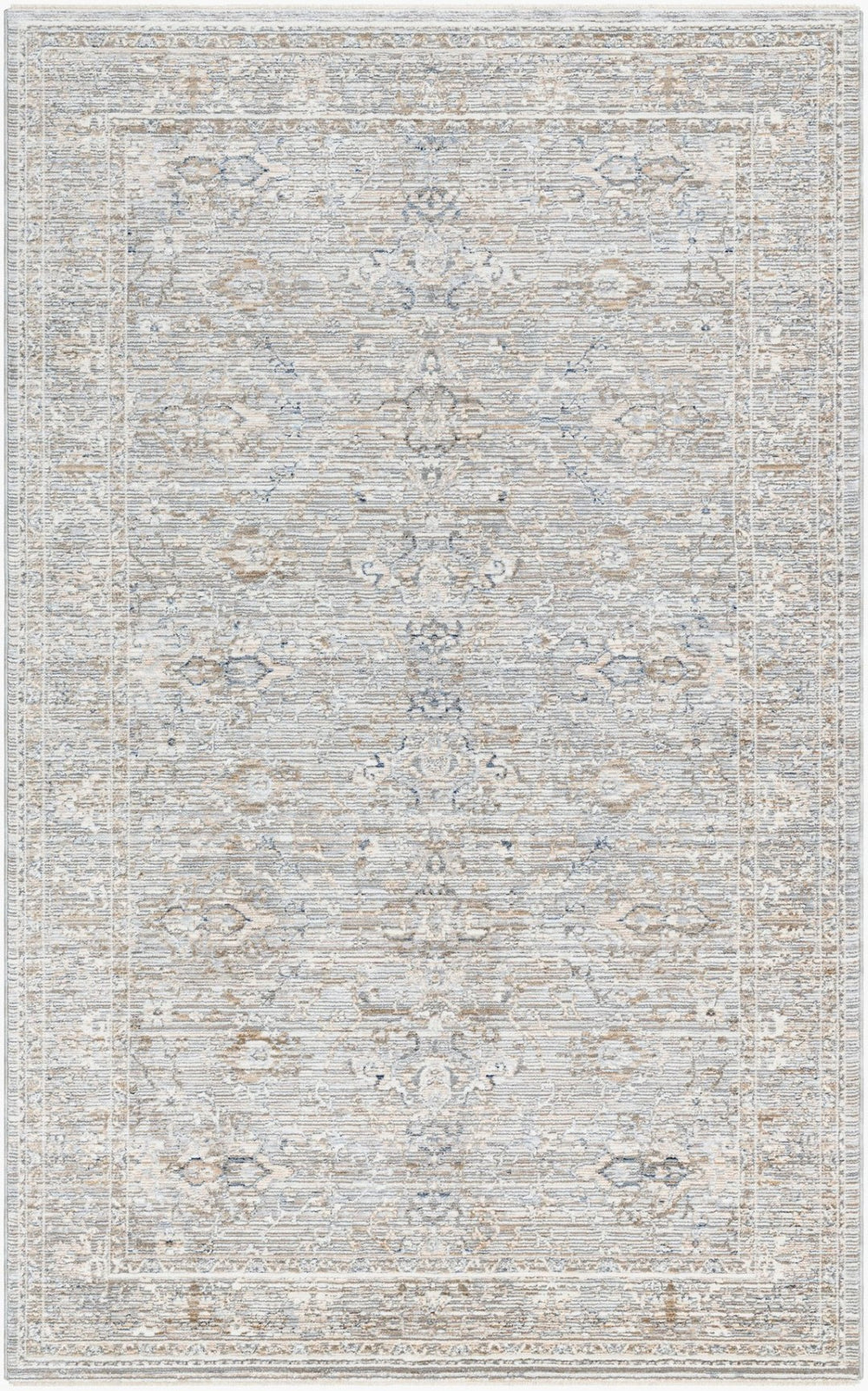 Livabliss Presidential Machine Woven Polyester Area Rug with Fringe for Entryway or Bedroom PDT2330-233