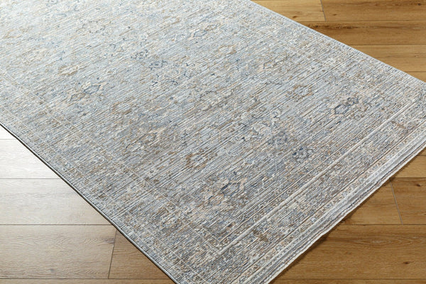 Livabliss Presidential Machine Woven Polyester Area Rug with Fringe for Entryway or Bedroom PDT2330-233