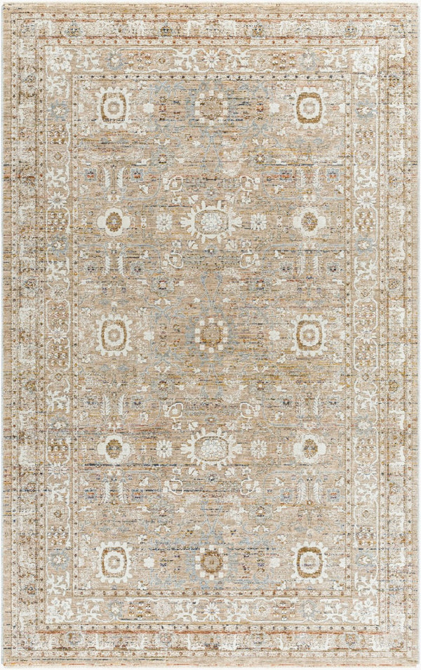Livabliss Presidential Fringe Accent Rug Machine Woven Polyester Traditional Entryway Mat PDT2334-233