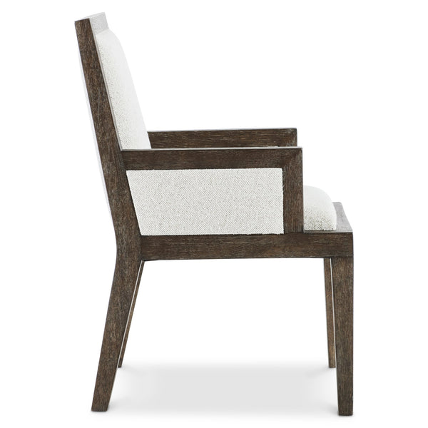 Bernhardt Bernhardt Outline Arm Chair — Wire-Brushed Oak Frame, Cassel Finish, Performance Fabric Comfort 360546