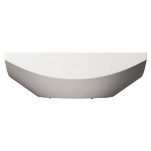 Bernhardt Bernhardt Stratum Fossil Faux Stone Cocktail Table — Sculptural Crescent Design, Durable Luxury Finish 325011