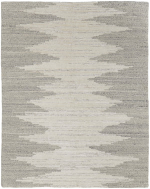 Feizy Rugs Navaro Hand-woven Wool And Viscose Rug - Modern Abstract Design For Effortless Elegance And Warmth Ivory,Tan Wool,Viscose Nav8915fivygryj55