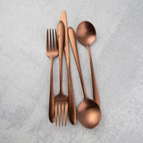 Lenox Cambridge Radin Copper Satin 20-Piece Flatware Set NO COLOR METAL 507820CPG12DS