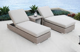 Coronado Adjustable Chaise in Canvas Flax w/ Self Welt SW2101-9-FLAX-STKIT Sunset West