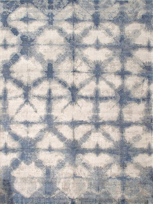 Pasargad Home Shibori Collection Hand-loomed Bamboo Silk & Wool Area Rug For Cozy Spaces   Pel-12 10x14
