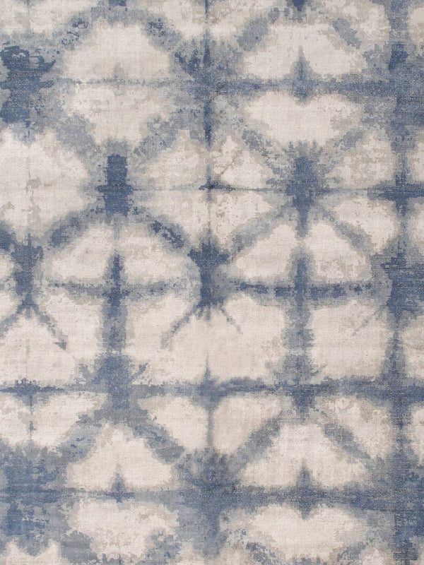 Pasargad Home Shibori Collection Hand-loomed Bamboo Silk & Wool Area Rug For Cozy Spaces   Pel-12 10x14