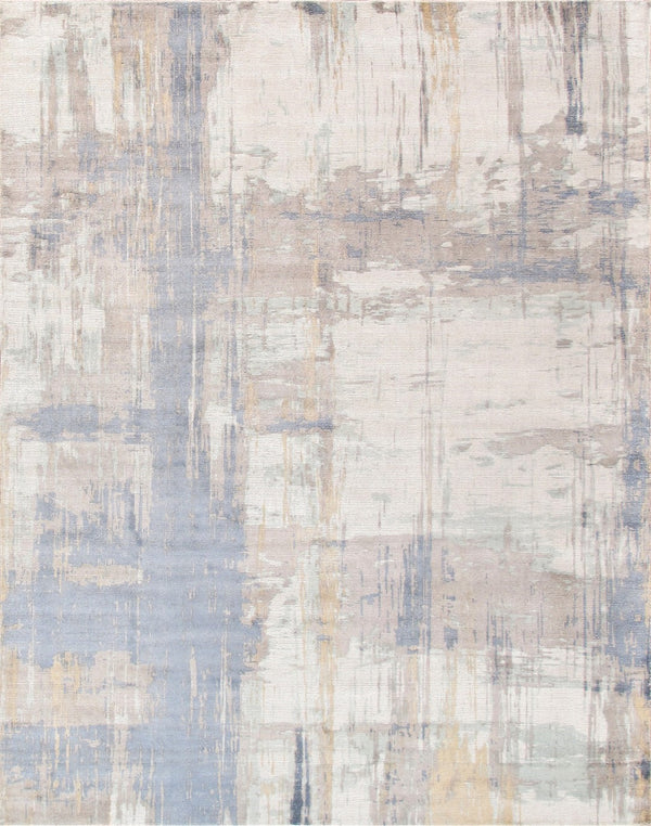 Pasargad Hand-loomed Area Rug - Soft Bamboo Silk & Wool, Perfect For Playrooms And Bedrooms   Pel-17 10x14