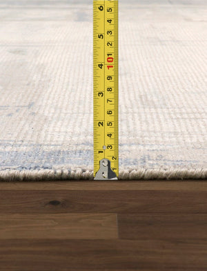 Pasargad Hand-loomed Area Rug - Soft Bamboo Silk & Wool, Perfect For Playrooms And Bedrooms   Pel-17 10x14