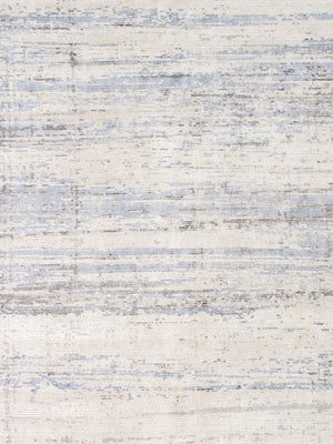 Pasargad Home Modern Collection Handloom Ivory Bsilk & Wool Area Rug For Cozy Family Spaces   Pel-47 10x14