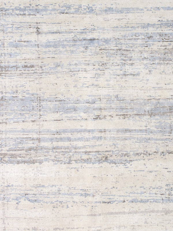 Pasargad Home Modern Collection Handloom Ivory Bsilk & Wool Area Rug For Cozy Family Spaces   Pel-47 10x14