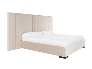 VIG Furniture Modrest Penelope - Modern Grey Velvet Bed VGVCBD2312