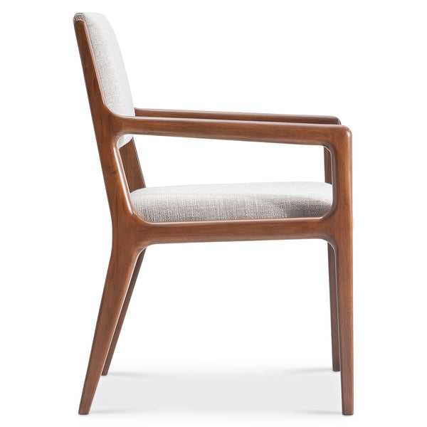 Bernhardt Bernhardt Brasea Upholstered Accent Chair Mahogany Frame Mid-century Modern Lounge 394544