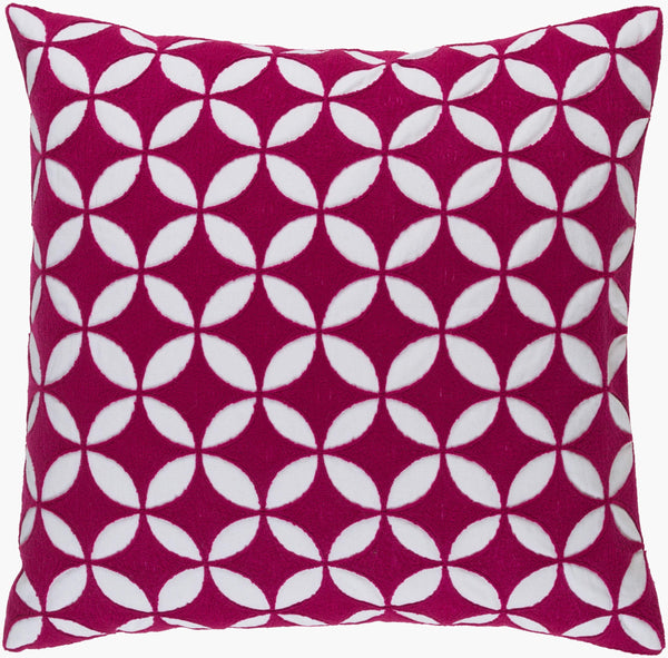 Surya Perimeter 18"L X 18"W Durable Cotton Accent Pillow - Modern Charm For Any Decor Space! White Cotton Per002-1818p
