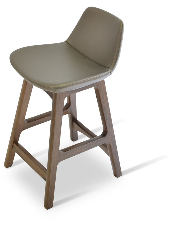 Soho Concept Pera Wood Barstools & Counterstools – Elegant Upholstery, Solid Construction, 10-year Guarantee Options Walnut  Soho-concept-dining-chair-09635