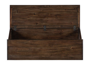 Hooker Furniture Commerce Acacia Secretary Desk With Drop-Front Work Surface, Mid-Century Legs, Cable Grommet, Compact Storage 7228-10017-85