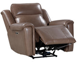 Parker House Atlantis - Smooth Latte Power Zero Gravity Recliner Brown 100% Leather ,Leather Match Matl#812phz-smlt