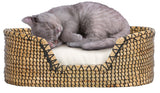 Safavieh Sarge Pet Bed with Cushion Beige / Natural PET1802A