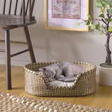 Safavieh Sarge Pet Bed with Cushion Beige / Natural PET1802A