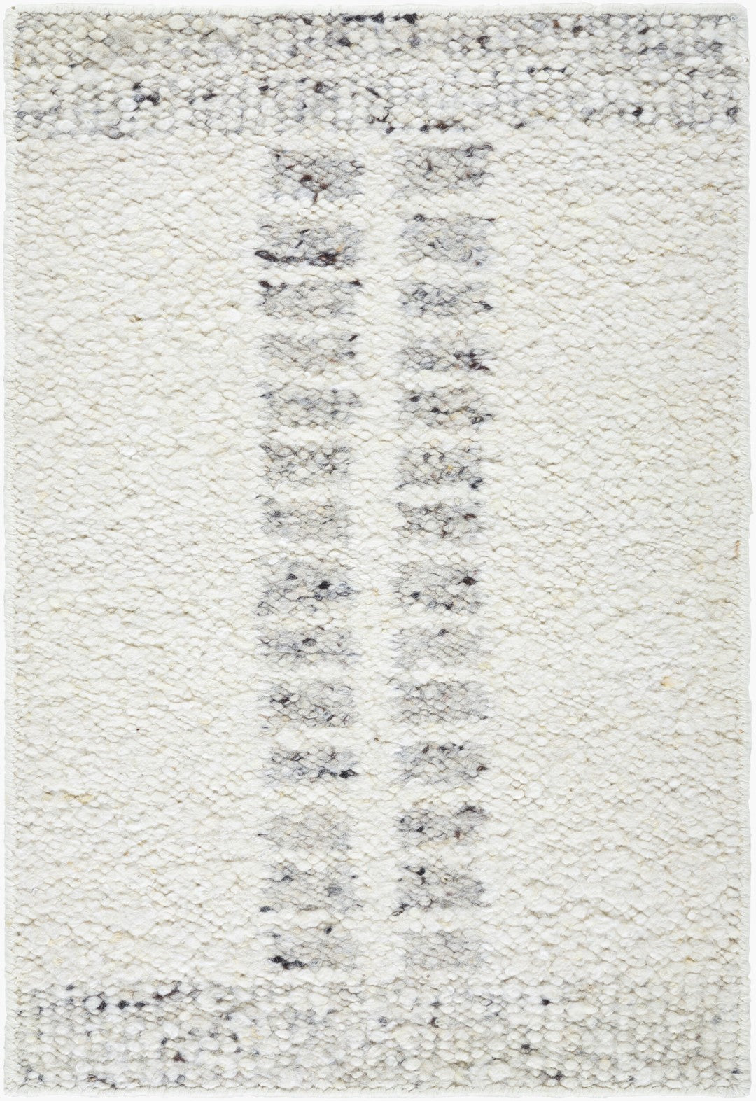 Peru 2' x 3' Handwoven Wool Rug - Bohemian Global Style, Durable No-Pi