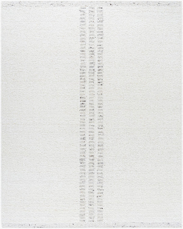 Surya Peru 2' X 3' Handwoven Wool Rug - Bohemian Global Style, Durable No-pile Construction, Easy Care Ivory Wool Peu2300-810