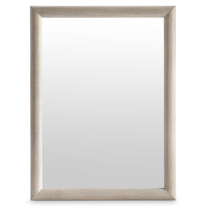 Bernhardt Bernhardt Lucerne Wire-brushed Oak Wall Mirror with Warm Alba Finish Modern Rustic 393332
