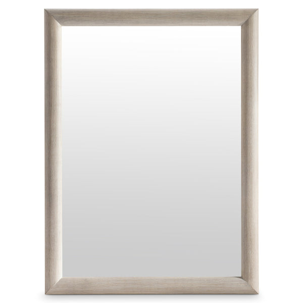 Bernhardt Bernhardt Lucerne Wire-brushed Oak Wall Mirror with Warm Alba Finish Modern Rustic 393332