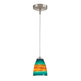 Low Voltage 5'' Wide 1-Light Mini Pendant - Brushed Nickel PF1000/1-MR16-BN-AS Elk Lighting