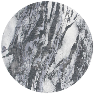 Safavieh Pacific 865 Power Loomed Contemporary Rug Dark Grey / Light Grey 6'-7" x 9'