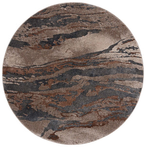 Safavieh Pacific 865 Power Loomed Contemporary Rug Grey / Brown PFC865H-9