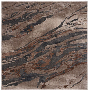 Safavieh Pacific 865 Power Loomed Contemporary Rug Grey / Brown PFC865H-9