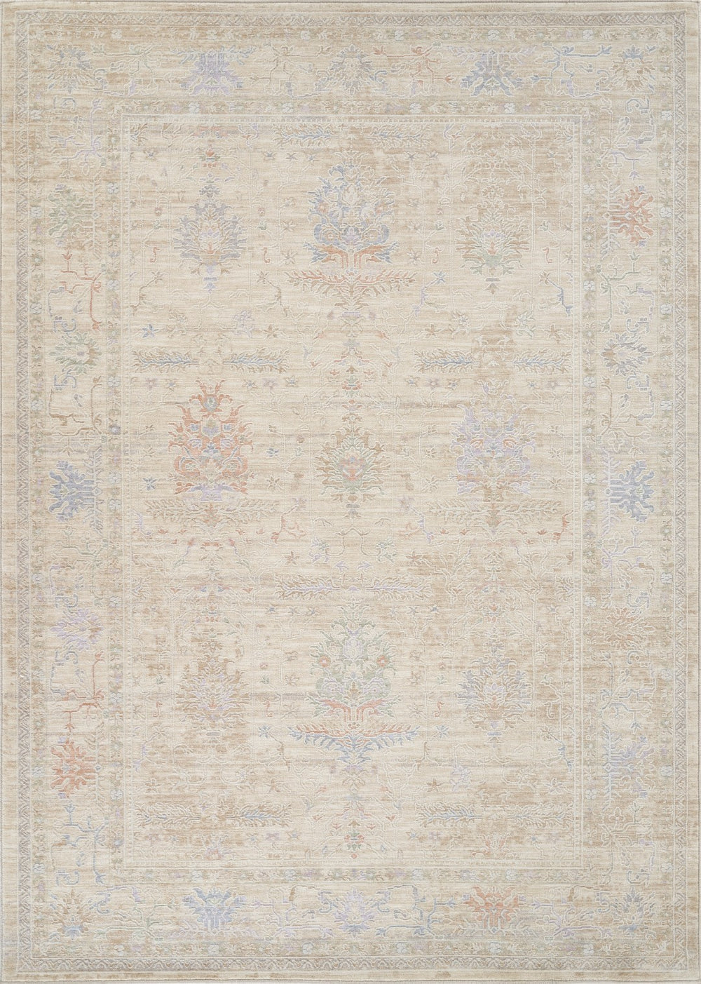 Pasargad Home Turkish Amber Traditional Beige Area Rug - Timeless Elegance For Any Space   Pfh-09 9x12