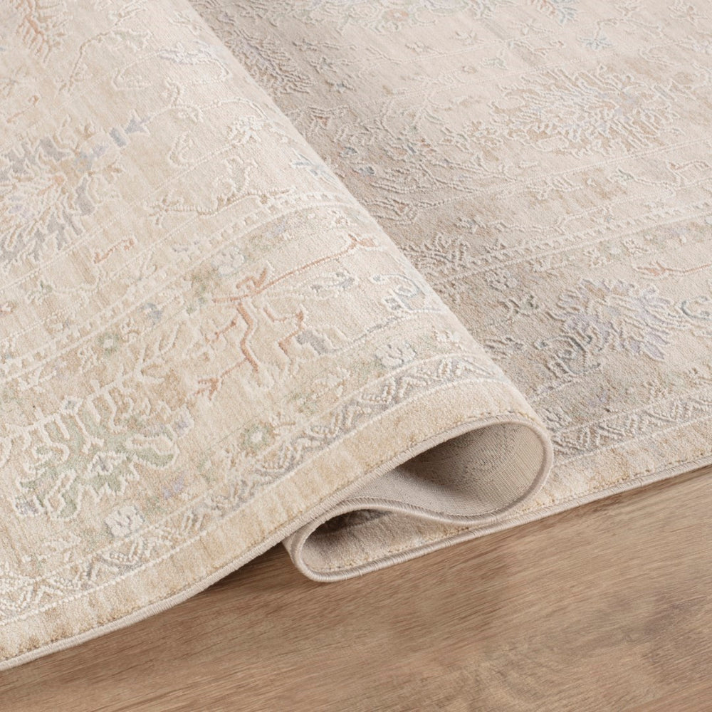 Pasargad Home Turkish Amber Traditional Beige Area Rug - Timeless Elegance For Any Space   Pfh-09 9x12